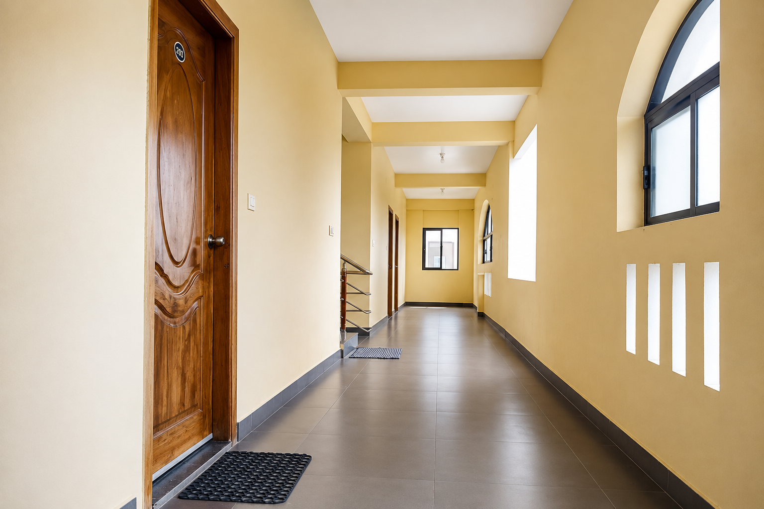 Well well-maintained corridor