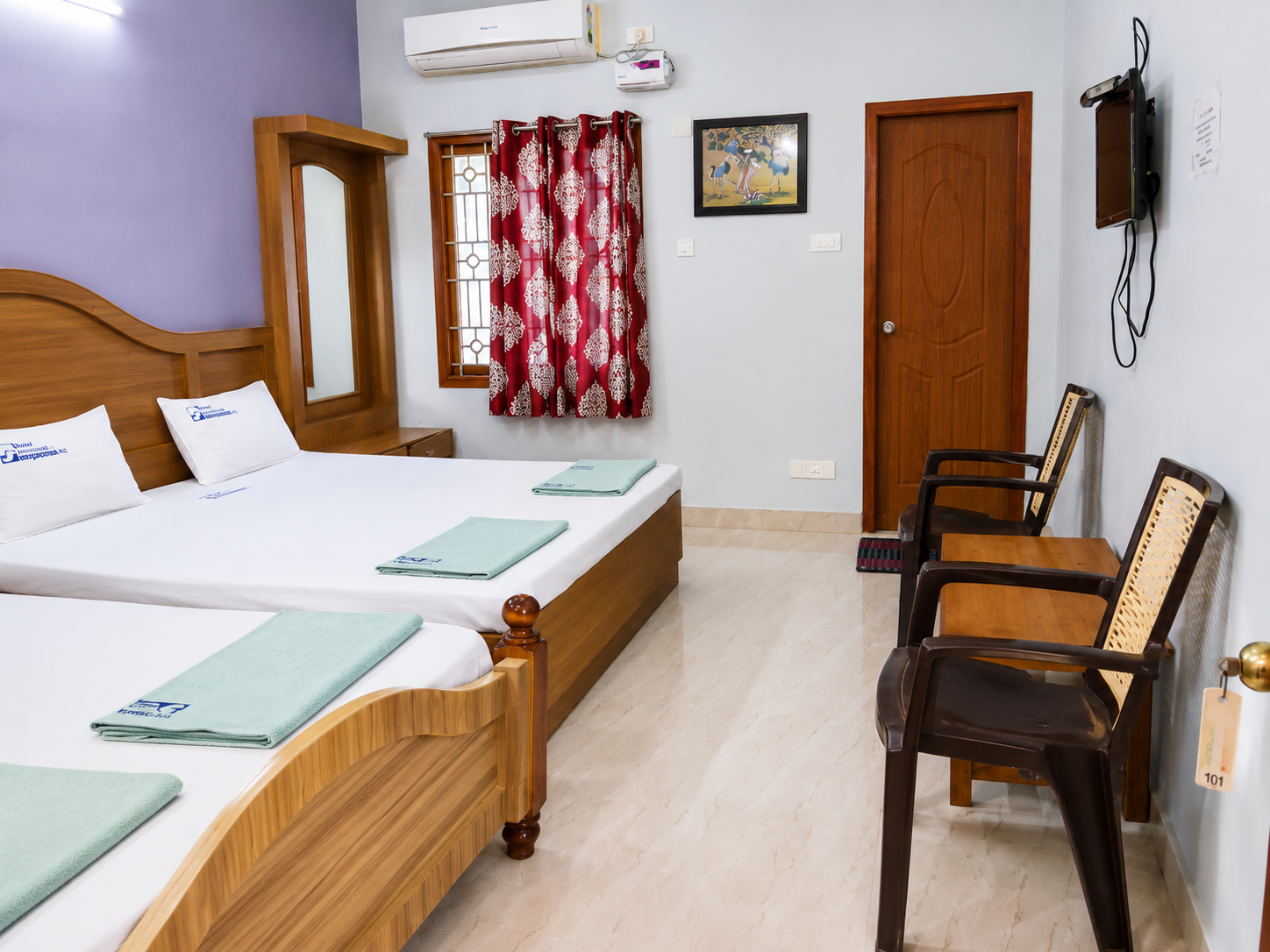 Family Bedroom with AC
