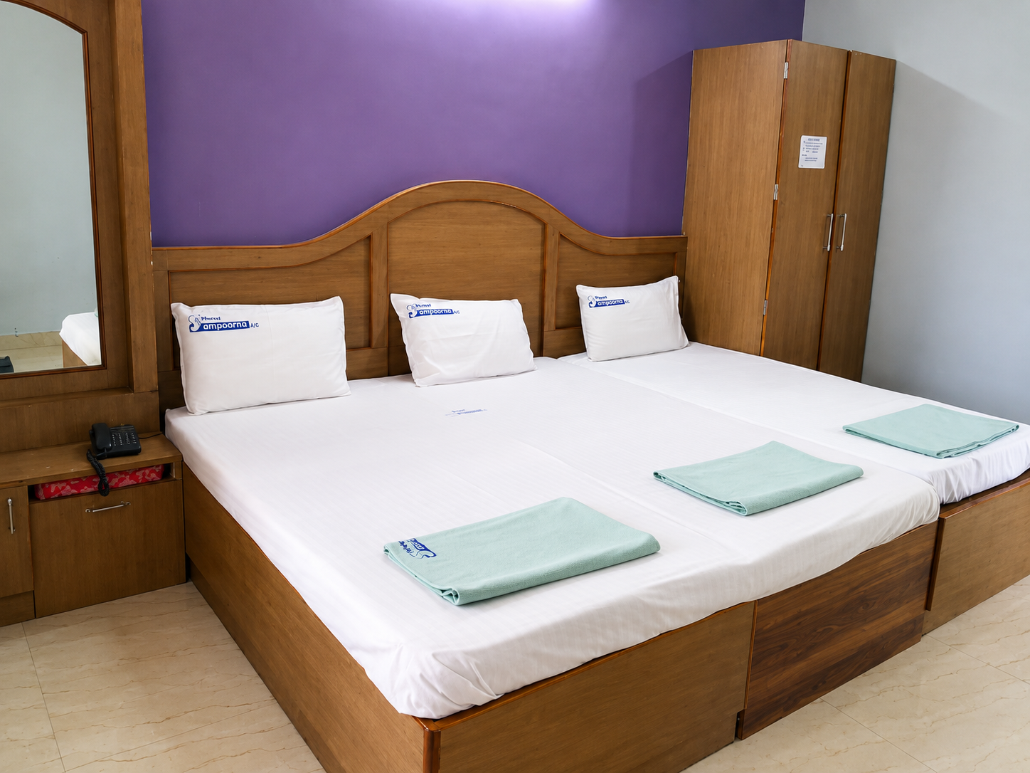 Triple Bedroom with AC